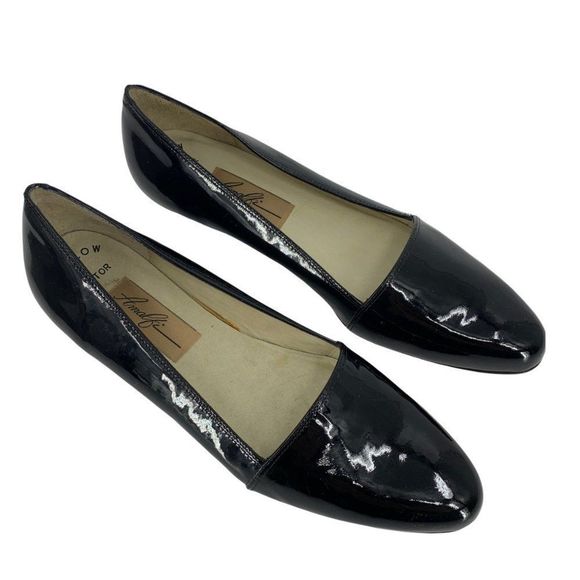 Amalfi Fashion Flats Women’s Shoes Patent Leather Black Size 6.5 AA 0124 READ - Picture 2 of 8